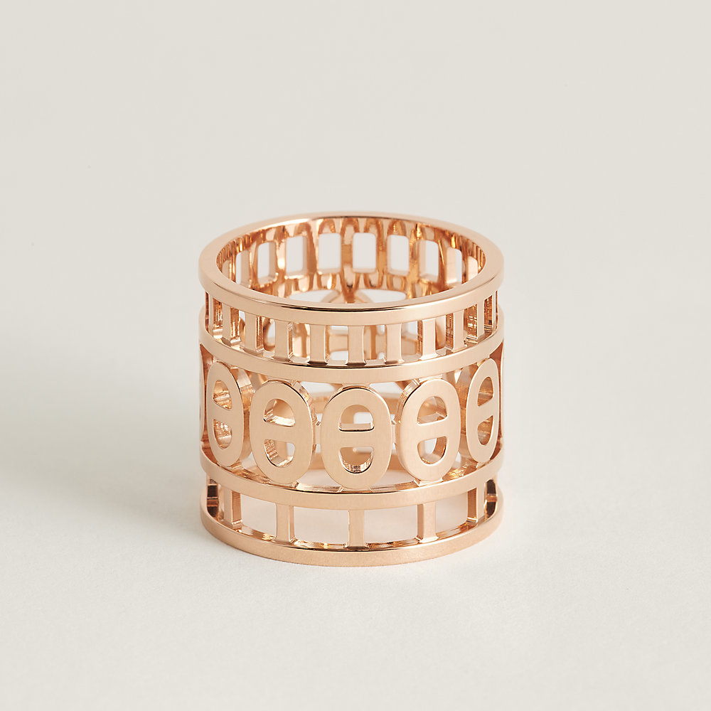 Chaine d'ancre Divine ring, large model | Hermès UK